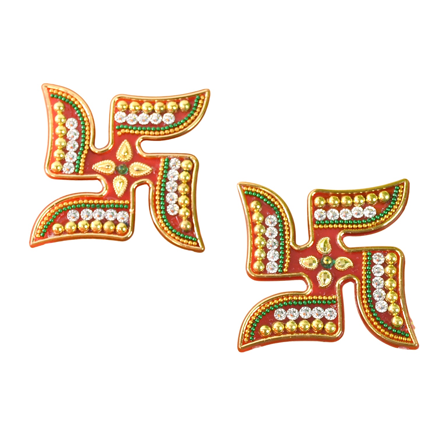 Decorative Swastik Sticker (2pc Set) Decorative Swastik Sticker (2pc Set)